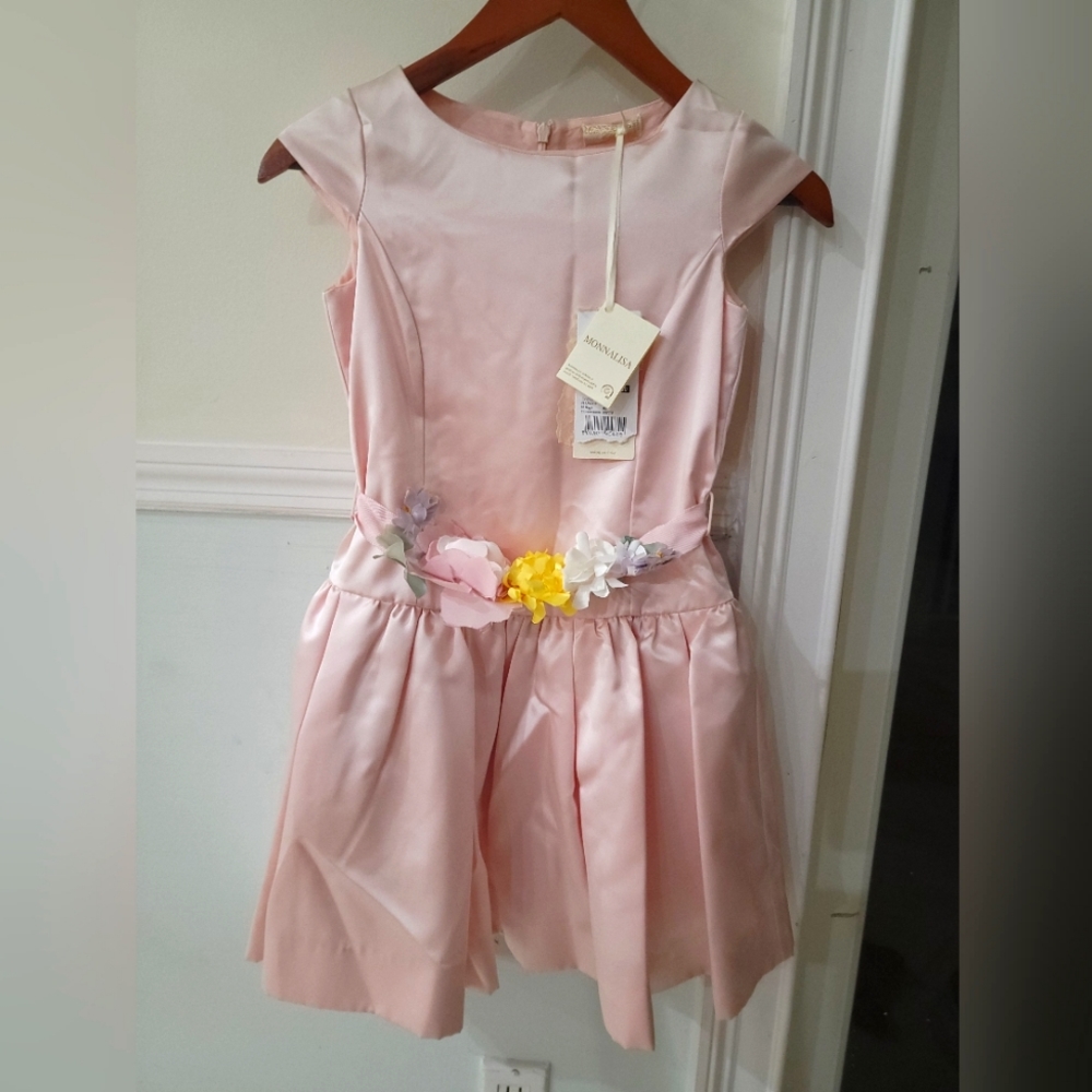 Monnalisa Girl Flower dress Italy Sz 10